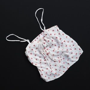 Brandy Melville red flower tie top 🌹